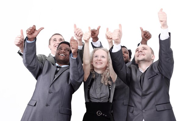 Szczęśliwy zespół liderów